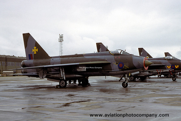RAF 111 Squadron English Electric Lightning F.3 XR751 at RAF Binbrook (1979)