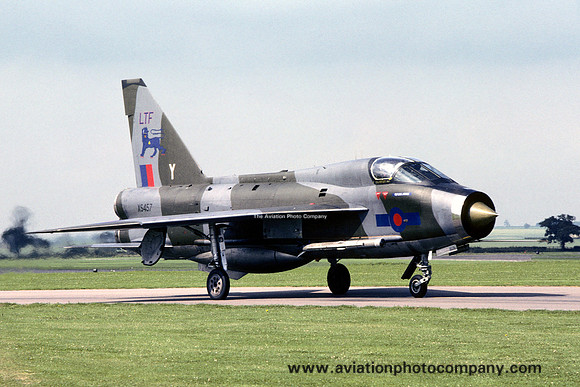RAF LTF English Electric Lightning T.5 XS457/Y at RAF Binbrook (1979)