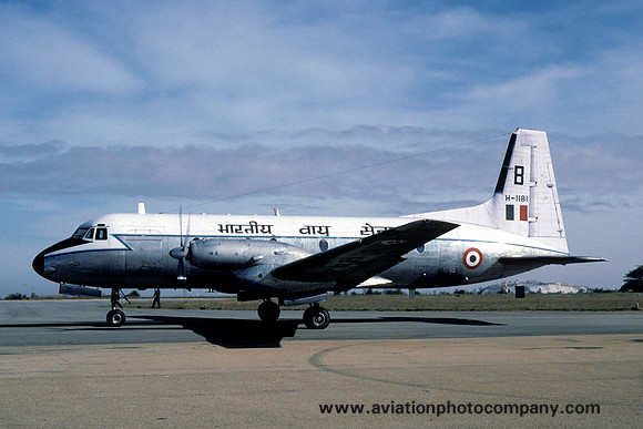 Indian Air Force HS.748 H-1181 at Aero India 1996 Yelahanka