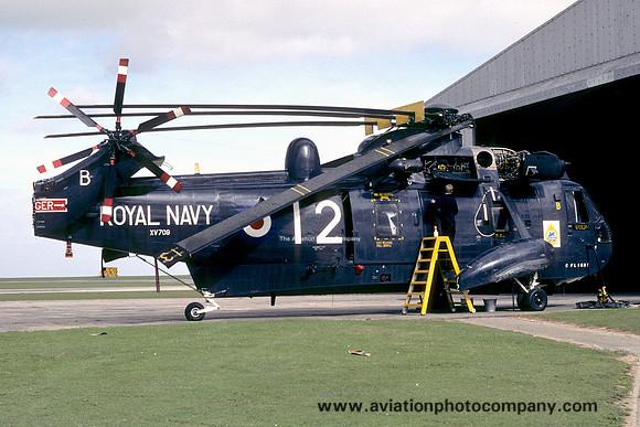 Royal Navy 820 Squadron Westland Sea King HAS.2 XV709/B412 (1979)