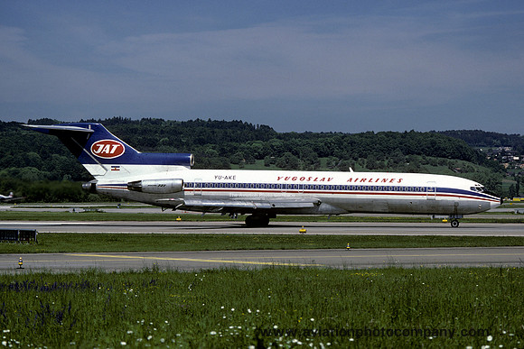 JAT Boeing 727-200Adv YU-AKE (1986)