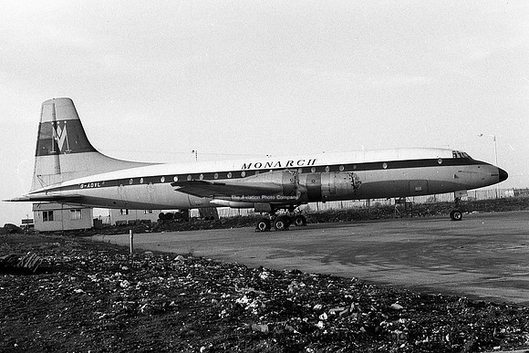 Monarch Bristol Britannia G-AOVL (1971)