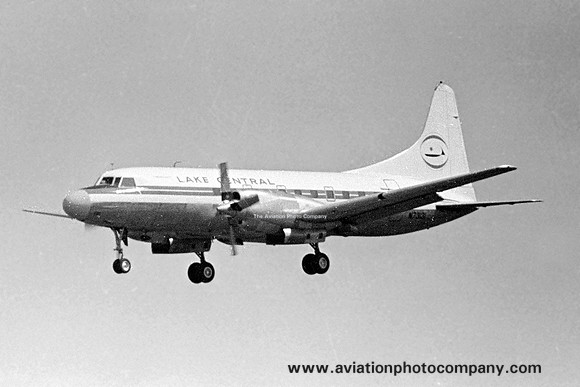 Lake Central Airlines Convair 580 N73131 (1968)