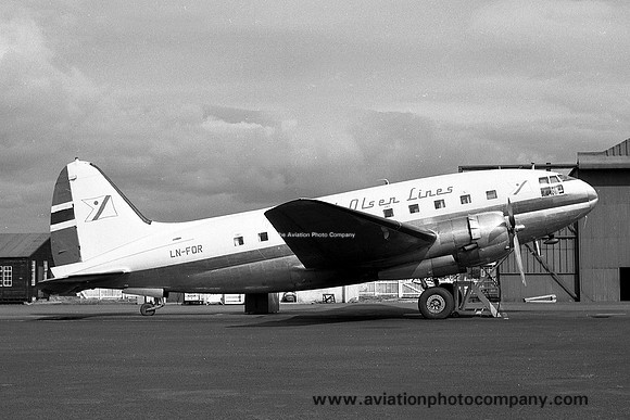 Fred Olsen Lines Curtiss C-46 Commando LN-FOR (1959)