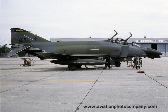 USAF Georgia ANG McDonnell F-4D Phantom 66-7694 (1985)