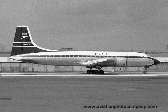 BOAC Bristol Britannia G-AOVJ (1965)