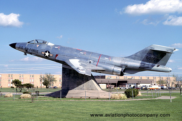 USAF McDonnell F-101C Voodoo 56-0009 displayed at Sheppard AFB (1984)