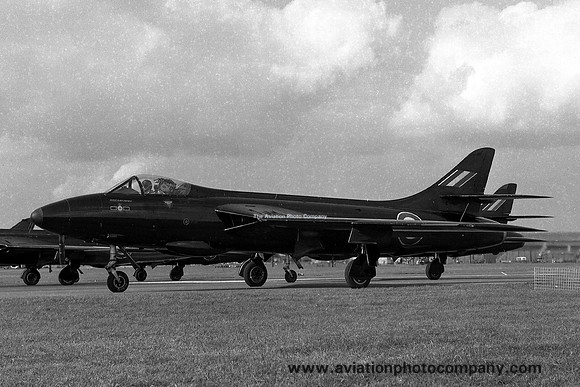 RAF 111 Squadron Hawker Hunter T.7 Formation Takeoff