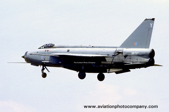 RAF English Electric Lightning F.6 XR757/Y (1982)