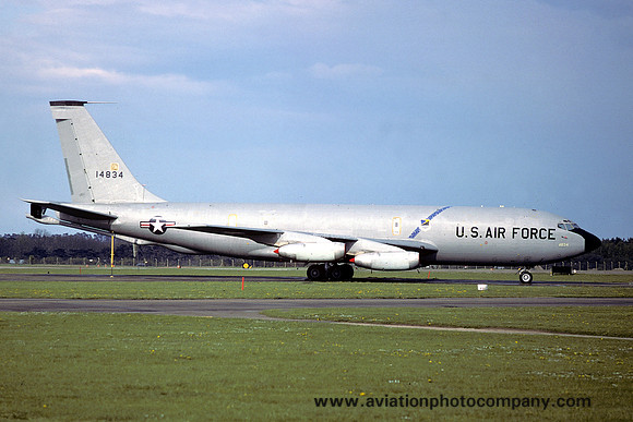 USAF 449th Bomb Wing Boeing KC-135A 64-14834 (1977)