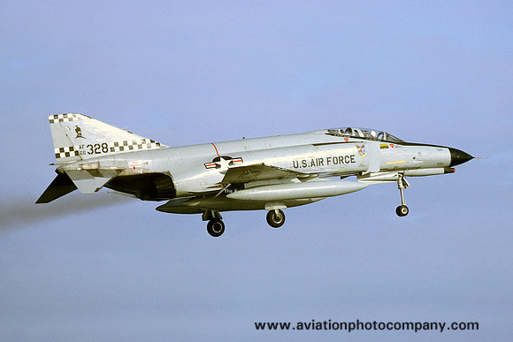 USAF 57 FIS McDonnell F-4E Phantom 66-0328 at Keflavik (1979)