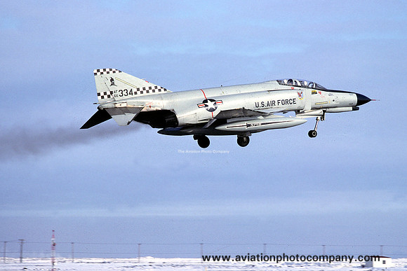 USAF 57 FIS McDonnell F-4E Phantom 66-0334 at Keflavik (1979)
