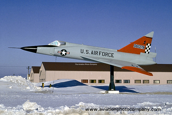 USAF 57 FIS Convair F-102A 56-1378 Preserved at Keflavik (1979)