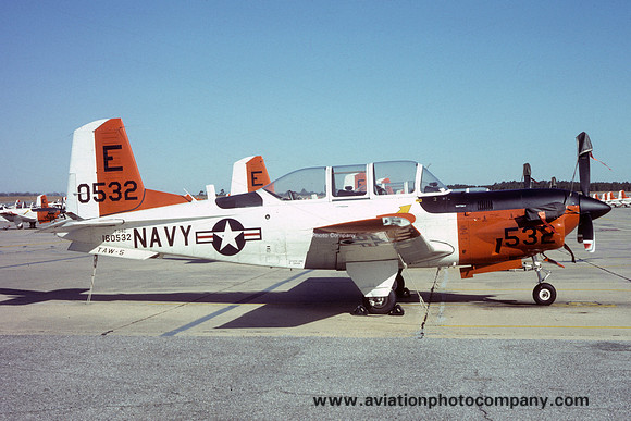 US Navy TAW-5 Beech T-34C Mentor 160532/E (1984)