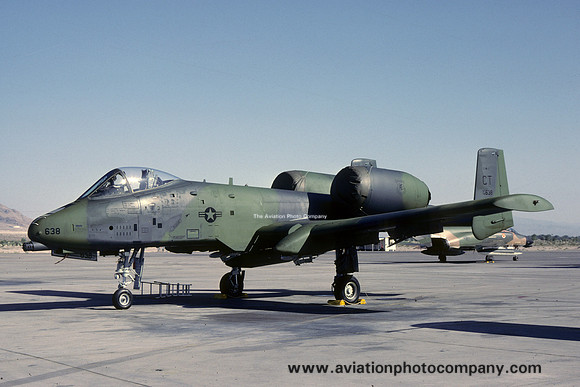 USAF Connecticut Air National Guard 118th Tactical Fighter Squadron Fairchild A-10A 78-0638/CT (1981)