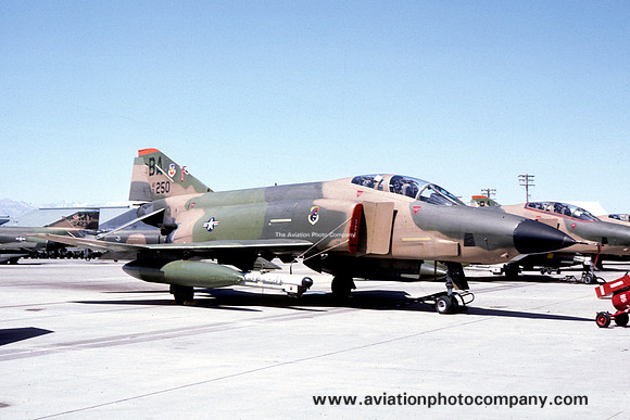 USAF 67th Tactical Reconnaissance Wing  12th Tactical Reconnaissance Squadron McDonnell RF-4C Phantom 71-0250/BA (1981)