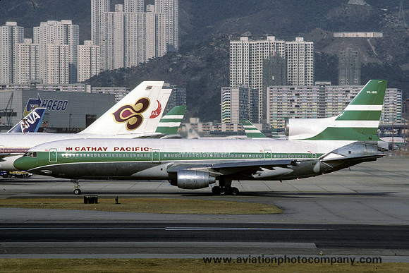 Cathay Pacific Lockheed Tristar VR-HHK at Kai Tek (1994)