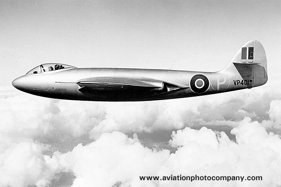 Royal Navy AWA Sea Hawk VP401 Air to Air