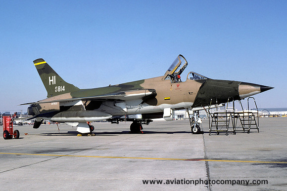 USAF 466 TFS Republic F-105B 57-5814/HI (1978)