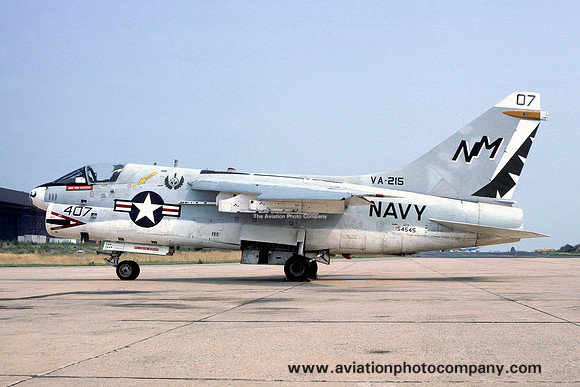 US Navy VA-215 LTV A-7B 154545/NM-407 (1977)