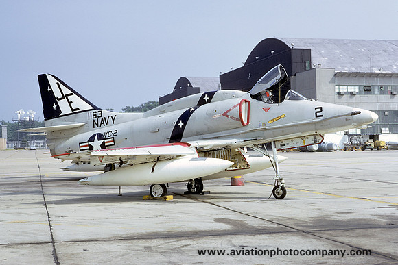US Navy VC-2 Douglas A-4E 151163/JE-2 (1973)