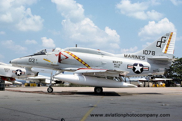 USMC VMA-131 Douglas A-4E 151078/QG-03 (1976)