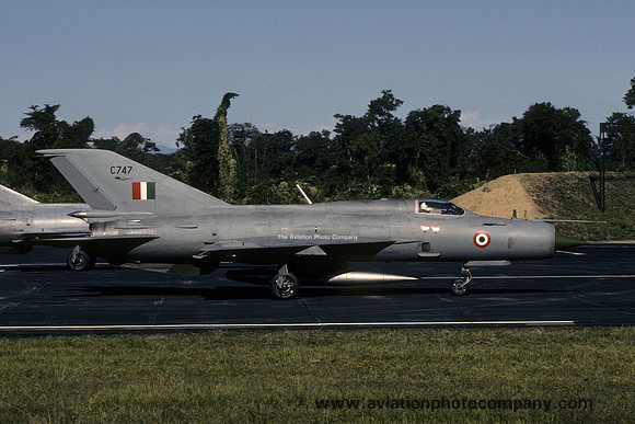 Indian Air Force Mikoyan MiG-21FL C747 (2002)