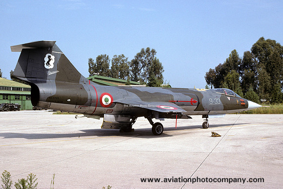 Italian Air Force 9 Stormo Lockheed F-104S Starfighter MM6705/9-33 (1991)