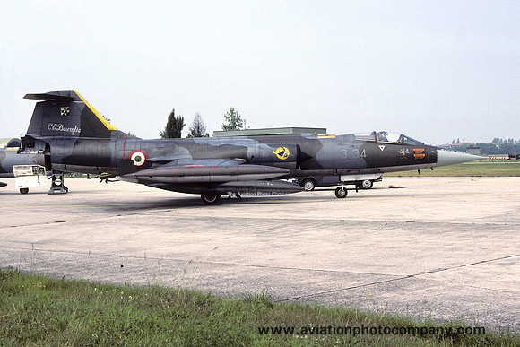 Italian Air Force 3 Stormo Lockheed F-104G Starfighter MM6598/3-34 (1987)