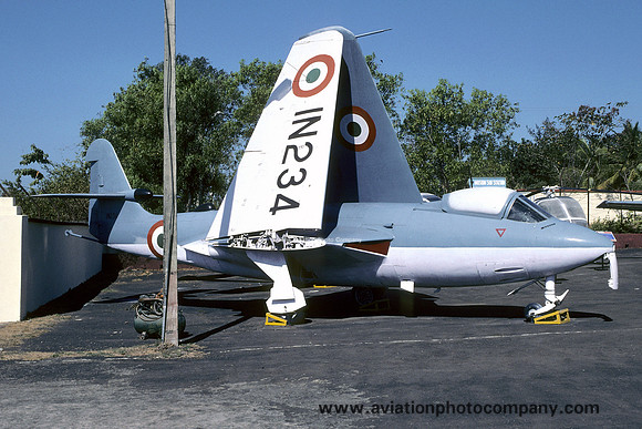 Indian Navy AWA Sea Hawk IN234 at the Goa Museum (2005)
