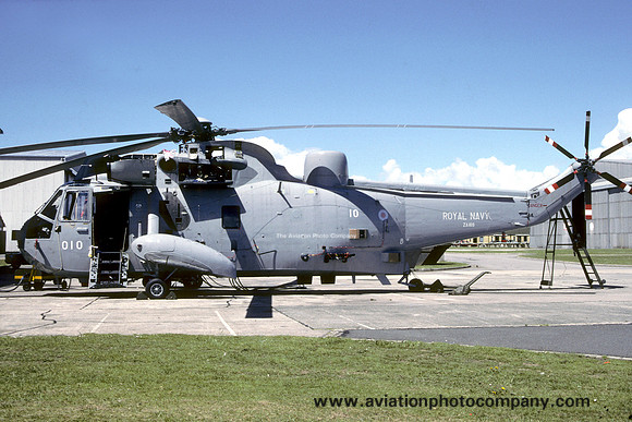 Royal Navy 820 Squadron Westland Sea King HAS.6 ZA169/010 (1990)