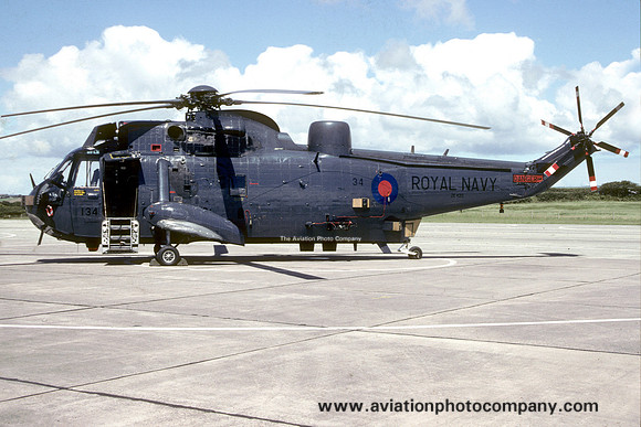 Royal Navy 826 Squadron Westland Sea King HAS.5 ZE420/134 (1990)