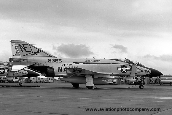 US Navy VF-21 McDonnell F-4J Phantom 158635/NE-206 (1973)