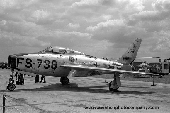 USAF 20th Fighter Bomber Wing 55 FBS Republic F-84F 52-6738
