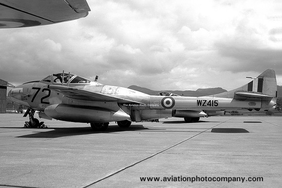 RAF 3 CAACU De Havilland Vampire T.11 WZ415/72