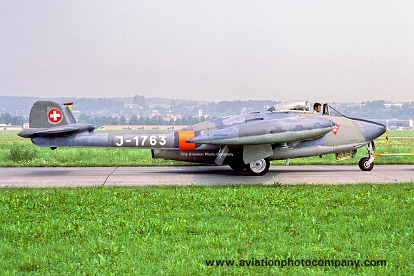 Swiss Air Force De Havilland Venom FB.54 J-1763 (1978)