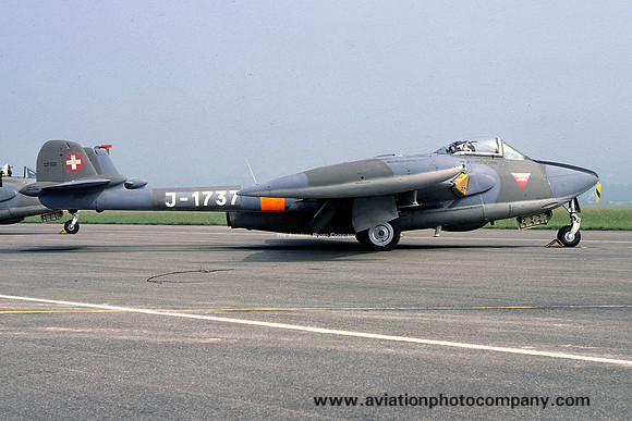 Swiss Air Force De Havilland Venom FB.54 J-1737 (1978)