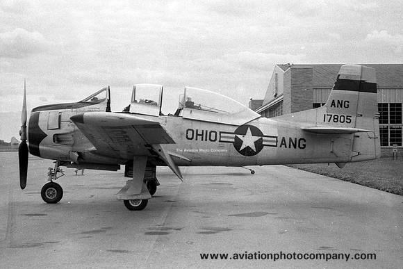 USAF Ohio ANG North American T-28A Trojan 51-805 (1966)
