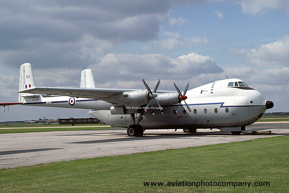 RAF AWA Argosy C.1 XN819 at Finningley (1975)