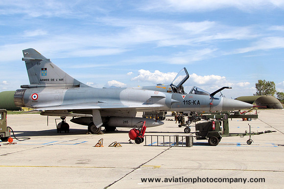 French Air Force EC02.005 Dassault Mirage 2000C 89/115-KA at Orange (2012)