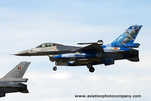 Belgian Air Force 10 Wing GD F-16AM FA-100 at Kleine Brogel (2012)