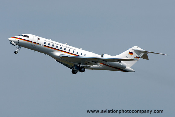German Air Force FBS Bombardier Global 5000 14+02 at Berlin Tegel (2012)