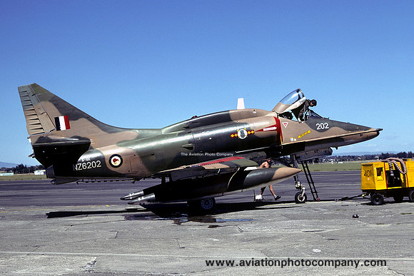 RNZAF 75 Squadron Douglas A-4K NZ6202 (1979)