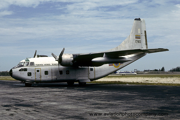 Venezuelan Air Force Fairchild C-123B 1780 (1978)