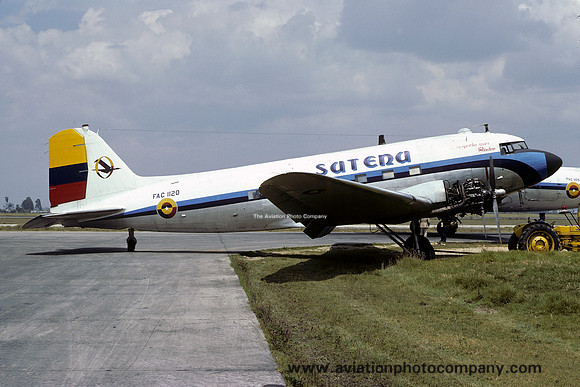 Colombian Air Force SATENA Douglas C-47 Dakota FAC-1120 (1979)
