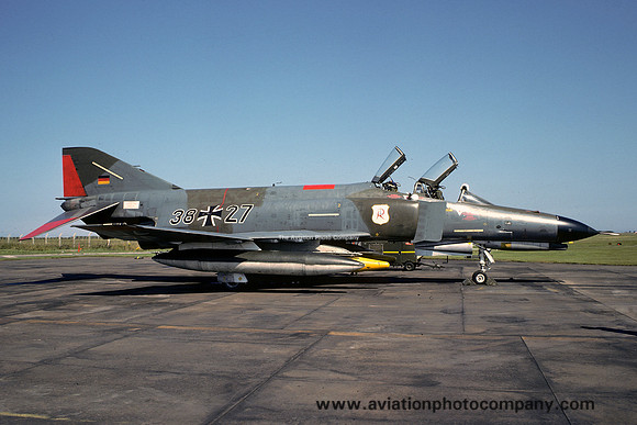West German AF JG71 McDonnell F-4F Phantom 38+27 (1977)