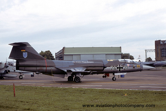 West German AF WS10 Lockheed F-104G Starfighter 24+21 (1979)