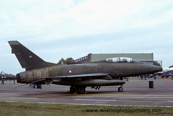 Danish Air Force North American F-100F Super Sabre GT-961 (1979)