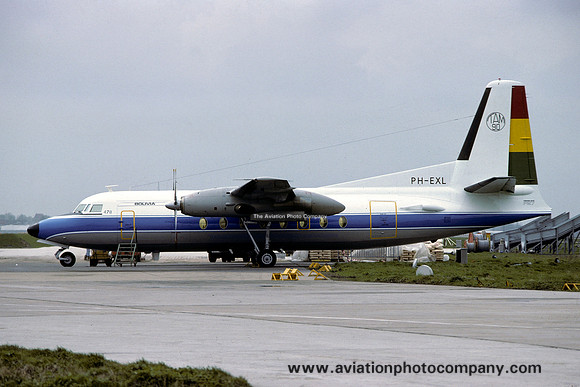 Bolivian Air Force Fokker F-27 TAM-90/PH-EKL (1979)