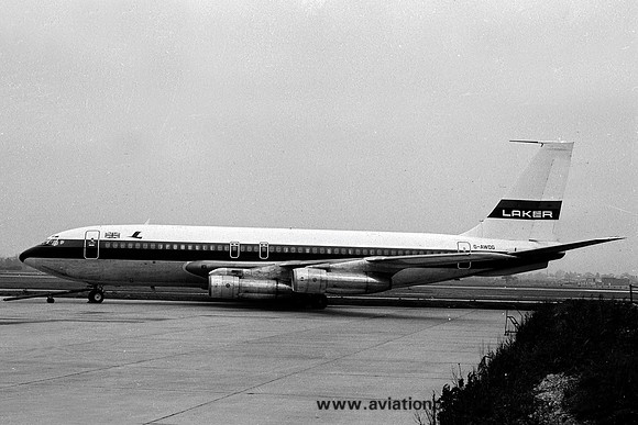 Laker Airways Boeing 707 G-AWDG (1969)